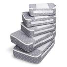 Conjunto de 5 Cubos de Viagem TravelWise White Dots