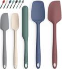 Conjunto de 5 Espátulas de Silicone Resistentes ao Calor Coukre