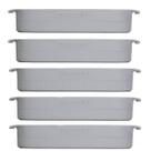 Conjunto de 5 Formas Travessas Refratárias Para Restaurante 36x24cm Germer Branca