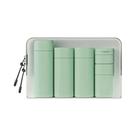 Conjunto De 5 Frascos Dispensadores De Creme Para Viagem Aprovados Pela TSA, Recipientes De Higiene