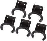 Conjunto de 5 ganchos de montagem em parede para microfones sem fio