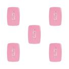 Conjunto de 5 Interruptores 1 Tecla Simples Placa 4x2 Retrô Rosa Pluzie Conjunto de 5 Interruptores 1 Tecla Simples Placa 4x2 Retrô Rosa Pluzie
