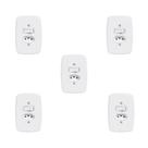 Conjunto de 5 Interruptores de 1 Tecla Simples e Tomada 2p+t 20a , com Placa 4x2