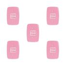 Conjunto de 5 Interruptores de 2 Teclas Simples com Placa 4x2