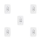 Conjunto de 5 Interruptores de 2 Teclas Simples e Tomada 2p+t 20a , com Placa 4x2 Conjunto de 5 Interruptores de 2 Teclas Simples e Tomada 2p+t 20a , com Placa 4x2