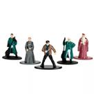 Conjunto De 5 Mini Figuras 5 Cm Nano Metal Harry Potter Pack B Jada 98666