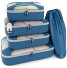 Conjunto de 5 Packing Cubes Shacke para Organização Leve de Viagens