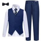 Conjunto de 5 peças para meninos LOPEN STU tamanho 12 azul marinho
