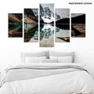 Conjunto de 5 placas Decorativas em MDF 6mm Alpes