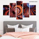 Conjunto de 5 placas Decorativas em MDF 6mm Pontos de Luz
