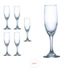 Conjunto de 5 Taças 177ml de Champagne Alta Qualidade Vidro Conjunto de 5 Taças 177ml de Champagne Alta Qualidade Vidro
