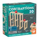 Conjunto de 50 pranchas de brinquedo de construção MindWare KEVA Contraptions
