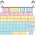 Conjunto de 55 cartões com vareta magnética Flip Calendar YYST 98 cm