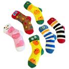 Conjunto de 6 brinquedos interativos para cães Plush Dog Chew Socks