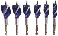 Conjunto de 6 Brocas IRWIN SPEEDBOR para Madeira - 4 Polegadas