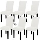 Conjunto de 6 capas de cadeira de jantar à prova d'água Easy-Going
