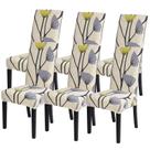 Conjunto de 6 capas para cadeiras de sala de jantar SearchI Dandelion Pattern