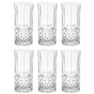 Conjunto de 6 Copos Altos de Vidro Stella 360ml - Wolff