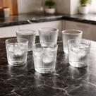 Conjunto de 6 Copos Baixo 360ml De Vidro Tmax Lines