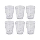 Conjunto de 6 Copos de Vidro Retrô 300 ml Conjunto de 6 Copos de Vidro Retrô 300 ml