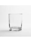 Conjunto de 6 copos de whisky de vidro quadrado 190ML transparente