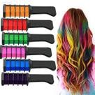 Conjunto de 6 cores giz de cabelo 06 cor temporária festa criativa Conjunto de 6 cores giz de cabelo 06 cor temporária festa criativa