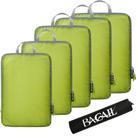 Conjunto de 6 Cubos de Compressão BAGAIL para Viagens - MossGreen Conjunto de 6 Cubos de Compressão BAGAIL para Viagens - MossGreen