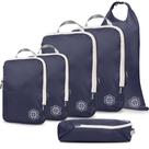 Conjunto de 6 Cubos de Compressão para Viagem TRIPPED - Organizadores de Mala