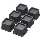 Conjunto de 6 elevadores de cama pesados Bed Risers Whynonap de 5 cm