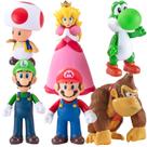 Conjunto de 6 Figuras do Mario KILATIVE 12,5 cm em PVC