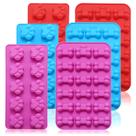 Conjunto de 6 Formas de Silicone Aoulela Patinha e Osso Antiadentes