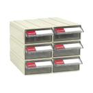 Conjunto De 6 Gavetas Empilháveis Para Armazenamento De Mesa 180x95x50mm LEADLOONG F1 Organizador