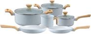 Conjunto de 6 Panelas Cerâmica Pratic Cook Indução Kit Antiaderente Soft Touch Mimo Style Grafite Conjunto de 6 Panelas Cerâmica Pratic Cook Indução Kit Antiaderente Soft Touch Mimo Style Grafite