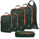 Conjunto de 6 peças de cubos de embalagem de compressão TRIPPED Travel Gear Conjunto de 6 peças de cubos de embalagem de compressão TRIPPED Travel Gear