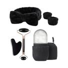 Conjunto De 6 Peças: Rolo Facial, Rolo De Gelo, Ferramenta Para Cuidados Com a Pele, Raspador Facial
