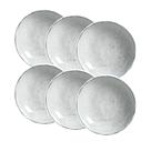 Conjunto de 6 Pratos Fundo Stoneware Bio Echo 22,5cm - Porto Brasil Conjunto de 6 Pratos Fundo Stoneware Bio Echo 22,5cm - Porto Brasil