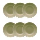 Conjunto De 6 Pratos Fundos 20,5cm Unni Oliva Oxford