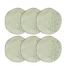 Conjunto de 6 Pratos Rasos 27cm Ryo Bambu