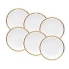 Conjunto De 6 Pratos Rasos De Porcelana 28Cm Paddy Wolff Conjunto De 6 Pratos Rasos De Porcelana 28Cm Paddy Wolff