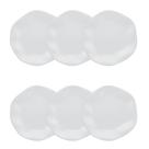 Conjunto de 6 Pratos Sobremesa 21,5m Ryo White