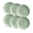 Conjunto de 6 Pratos Sobremesa Provance de Cerâmica Coup 21cm - Alleanza