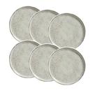 Conjunto de 6 Pratos Sobremesa Stoneware Bio Pistache 21cm - Porto Brasil