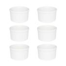 Conjunto De 6 Ramequins 6X3cm 50ml Branco Oxford
