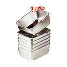 Conjunto De 6 Recipientes De Armazenamento De Alimentos Em Aço Inoxidável À Prova De Vazamentos Com