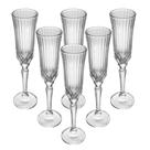 Conjunto de 6 Taças de Champagne Belle Jour 160ml Cristal Ec