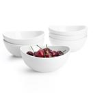 Conjunto de 6 taças de porcelana sueca de 18 onças para sopa de cereais e frutas