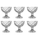 Conjunto de 6 Taças de Sobremesa Deli Diamond de Vidro 170ml - Lyor Conjunto de 6 Taças de Sobremesa Deli Diamond de Vidro 170ml - Lyor