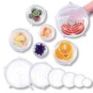 Conjunto de 6 Tampas de Silicone