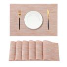 Conjunto de 6 tapetes americanos Leetaltree Coral, resistentes ao calor e antiderrapantes
