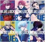 Conjunto de 6 volumes do mangá Blue Lock, vols. 20 a 25
